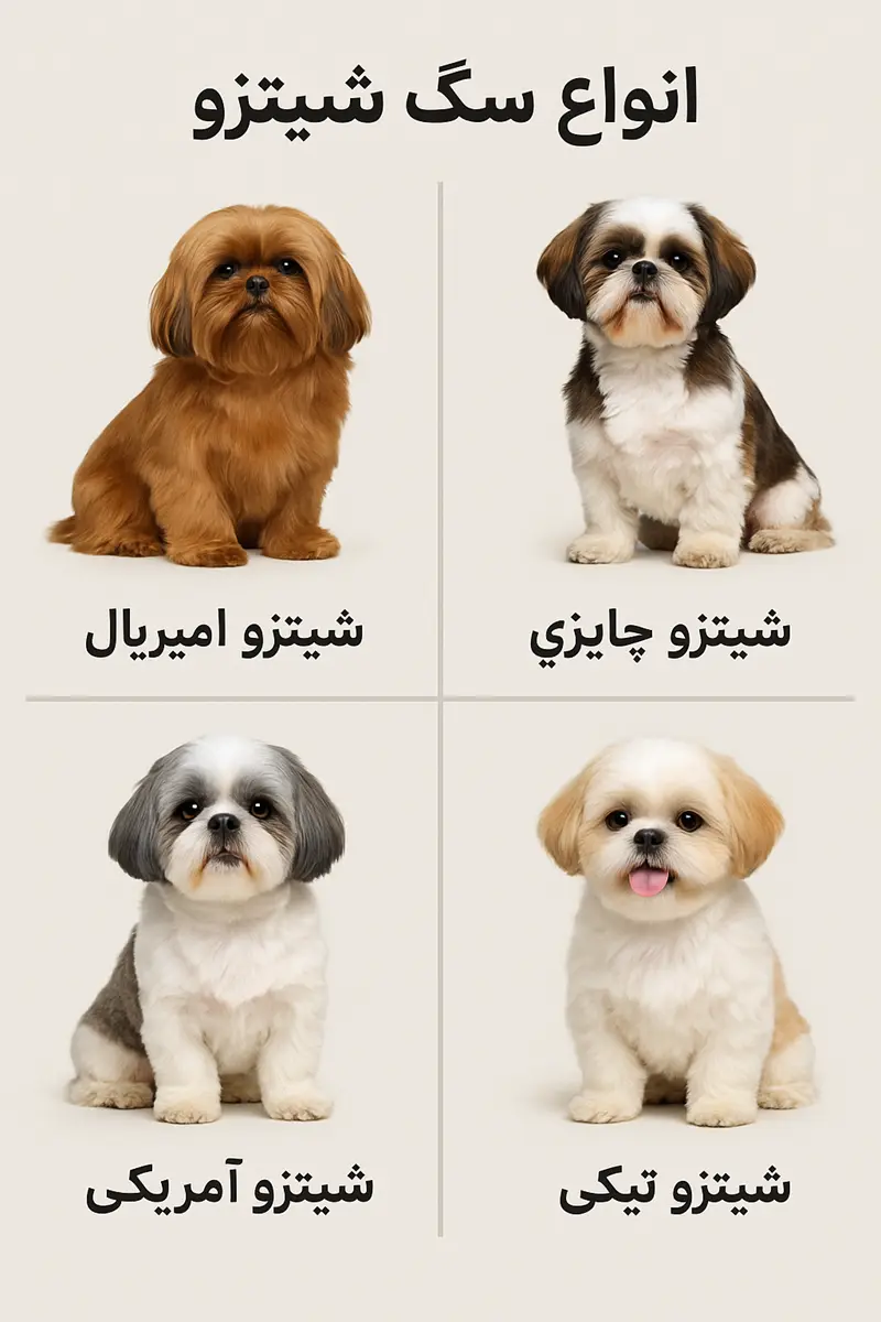 انواع سگ شیتزو